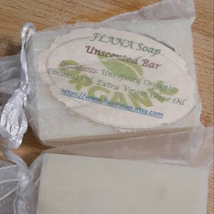 Unscented Organic Soap Bar