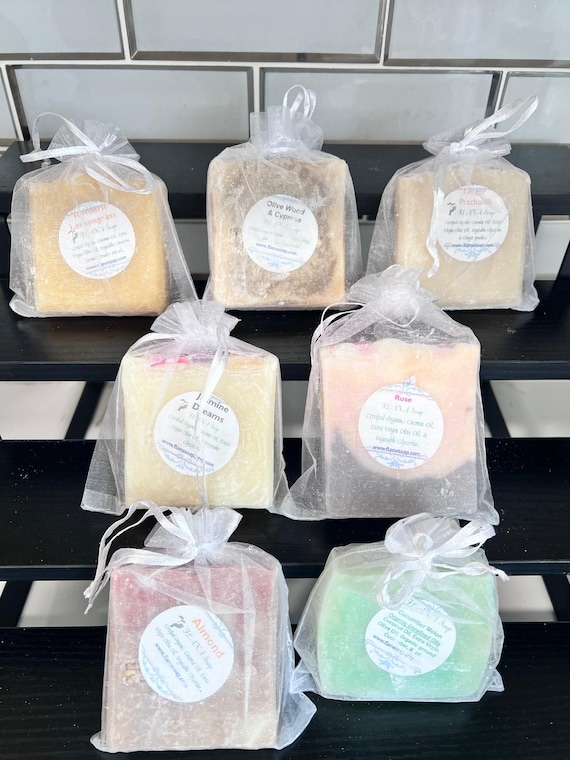 Handcrafted 4-Bar Soap Set – Mix & Match Scents