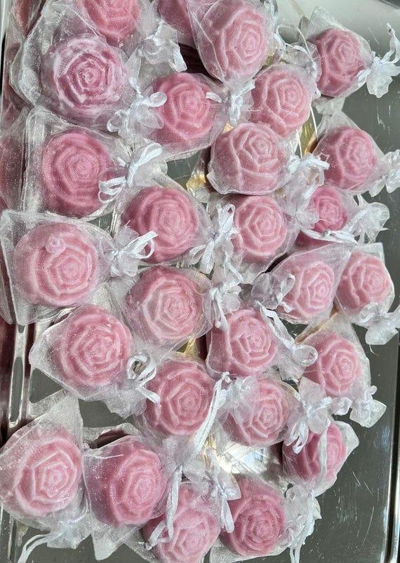 Small Rose Soap Gift Favor
