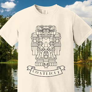 Coatlicue, Mexica Goddess, Earth Goddess, Aztec Goddess, Mother Earth Unisex T-shirt Tops