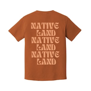 You Are on Native Land.  Native Pride . Emancipation. High Quality Unisex Size Tshirt  Indigenous Owned Shop_ Comfort Colors