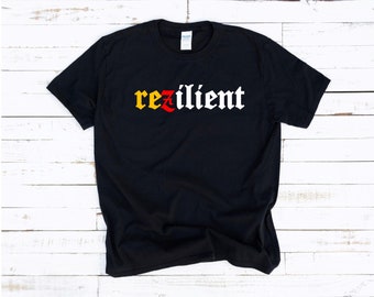 REZsilient Vous êtes sur une terre natale. Fierté autochtone. Émancipation. T-shirt unisexe