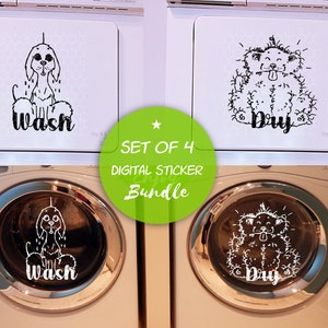 Wash Dry svg, funny laundry svg, Funny Wet Dog SVG, Instant Download image 1