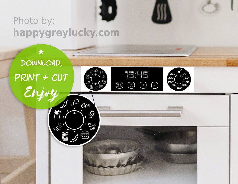 Play Kitchen Stickers Instant Download Etsy Australia