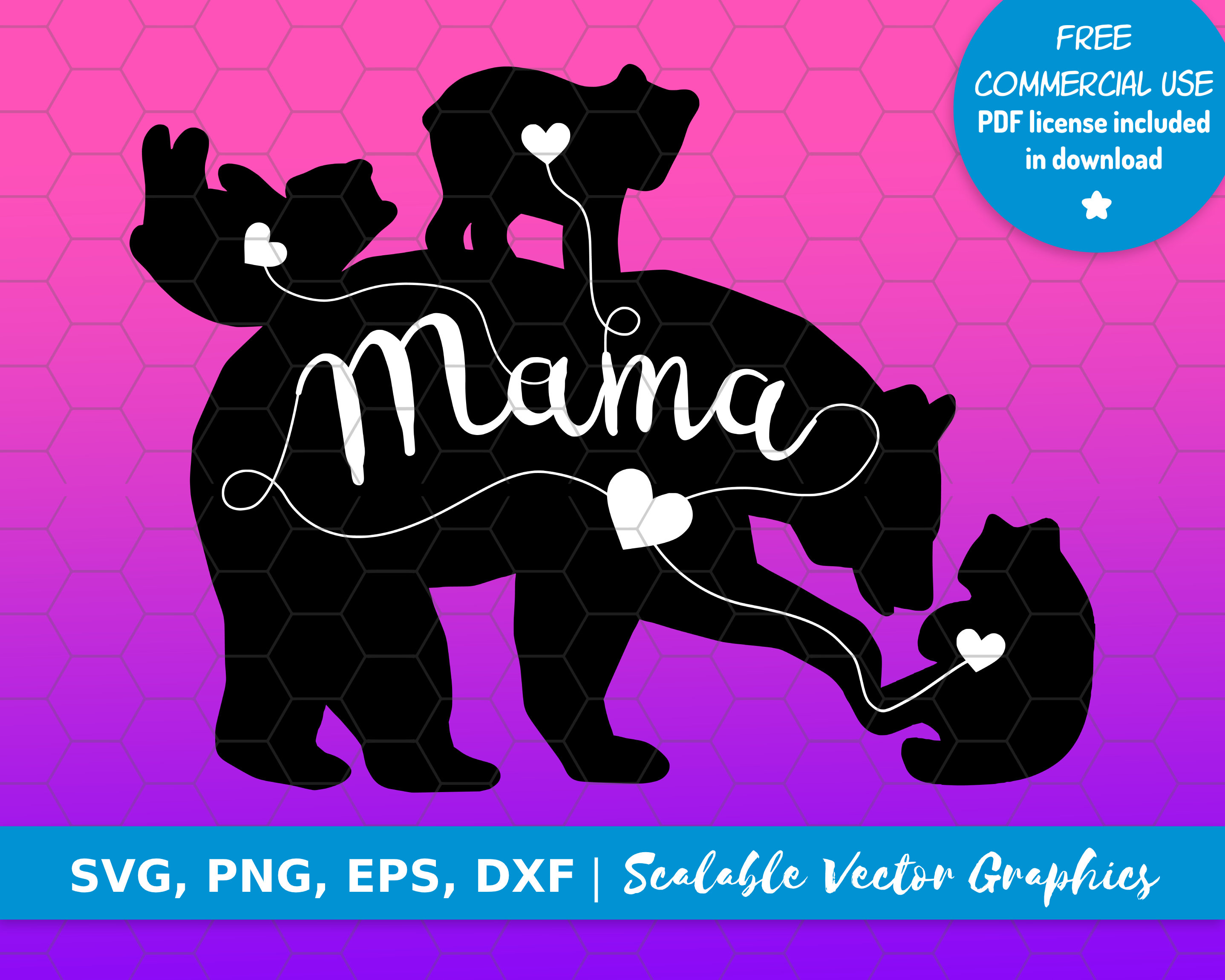 Free Free Mama Bear And Cubs Svg Free 648 SVG PNG EPS DXF File