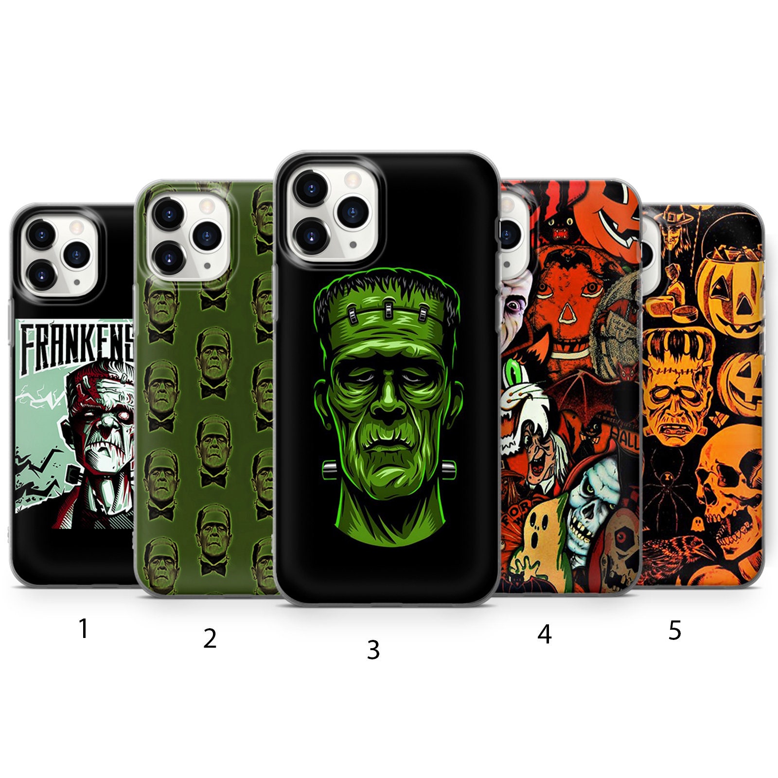 FRANKENSTEIN Phone Case HORROR Phone Case HALLOWEEN Theme Etsy
