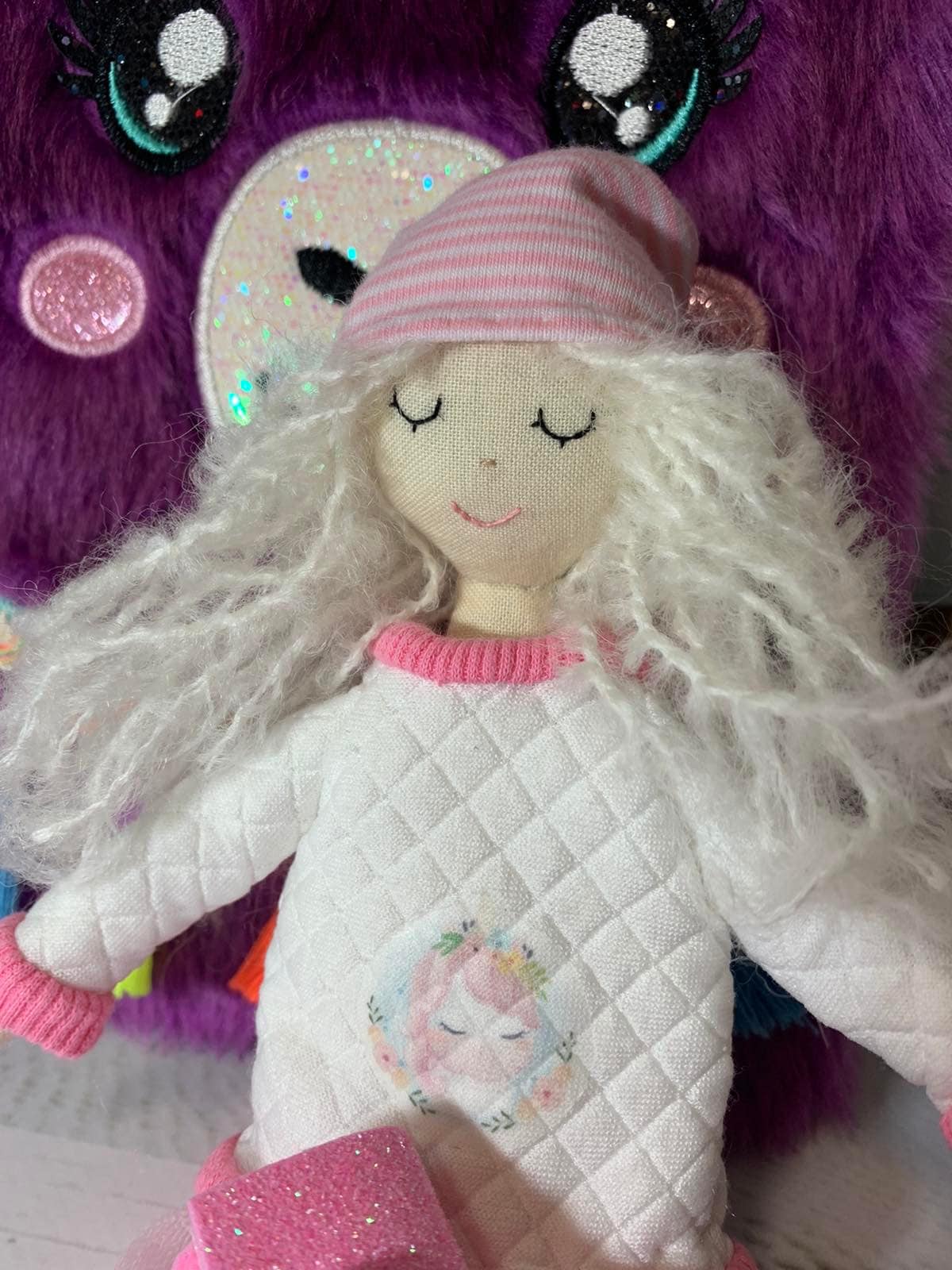 Doll Marshmallow handmade doll gift for girl doll with Etsy
