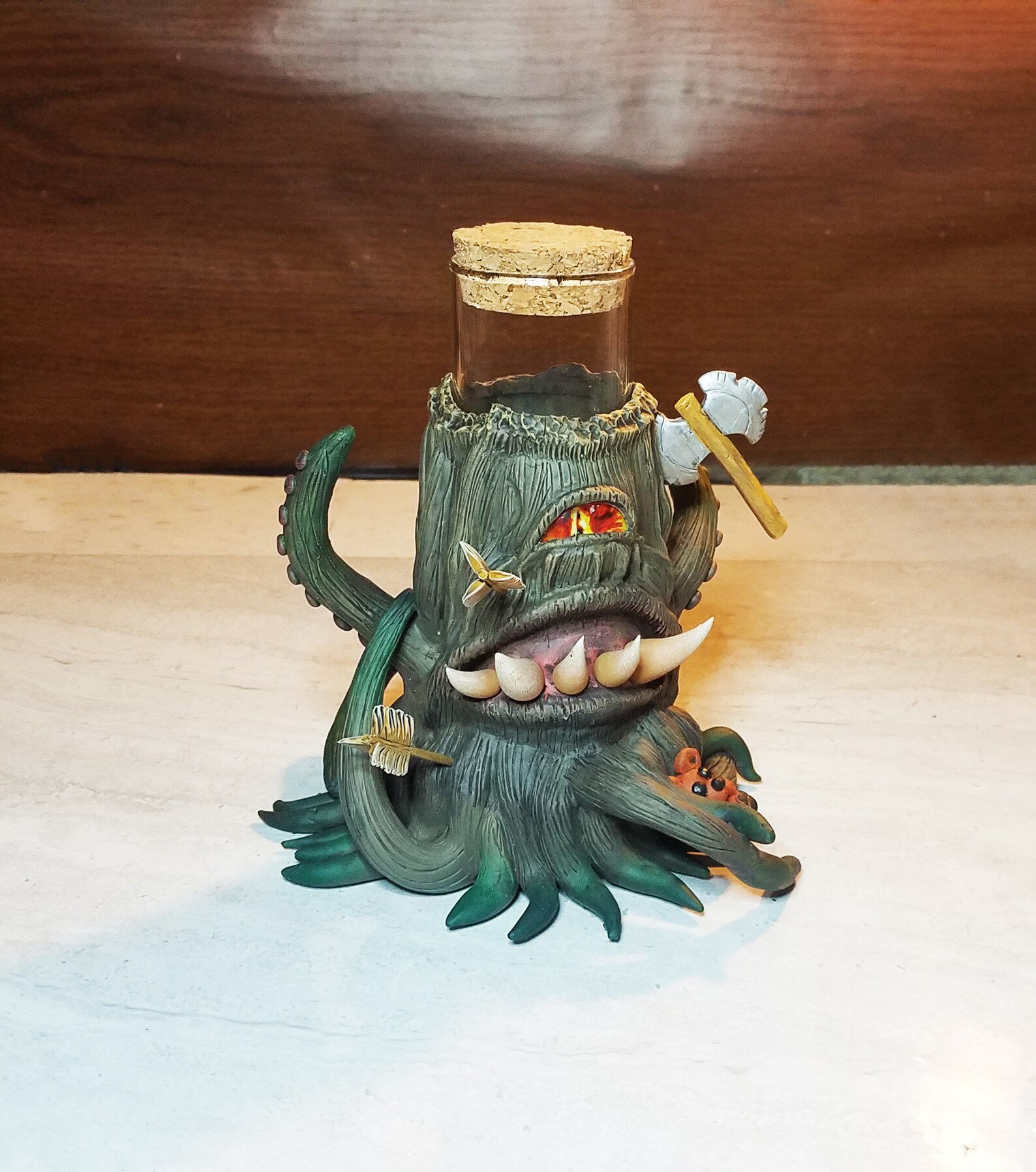 Mimic Dice Holder Tree Donjons et Dragons Hand Made OOAK Etsy