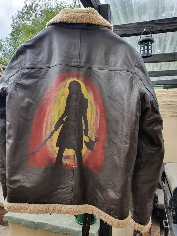 Vintage sheepskin clearance flying jacket