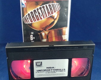 NBA Unforgettables VHS nightlight in red