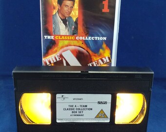 A-Team VHS nightlight in warm yellow series 1