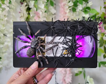 Arachnophobia vhs in purple with spider detail. Big box