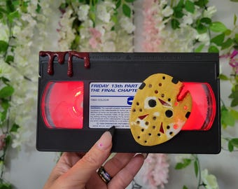 Friday 13th Final chapter vhs frightlight in red battery powered