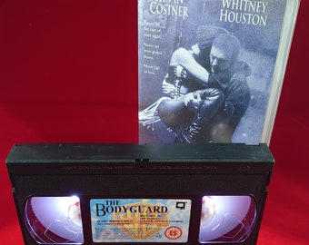 Bodyguard VHS nightlight in white