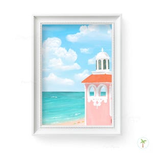 Don CeSar Hotel Art Print: St Pete Beach Coastal Wall Art