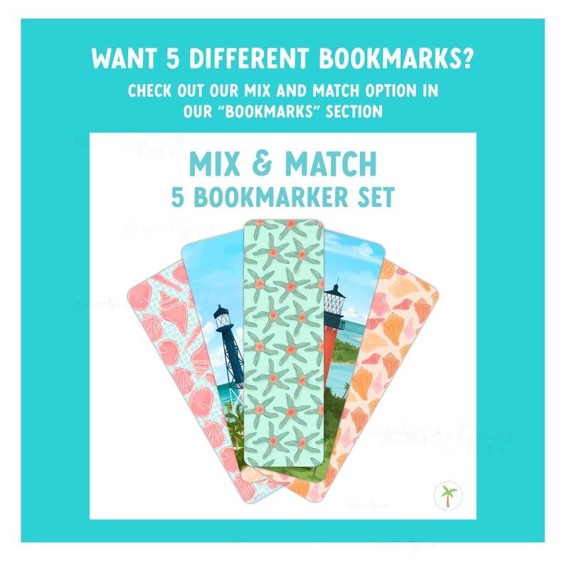 Mix and Match your own set of 5 Bookmarks in our Bookmark Section!Want multiple bookmarks? Check out out bookmark bundle option https://25sweetpeas.etsy.com/listing/1556008673