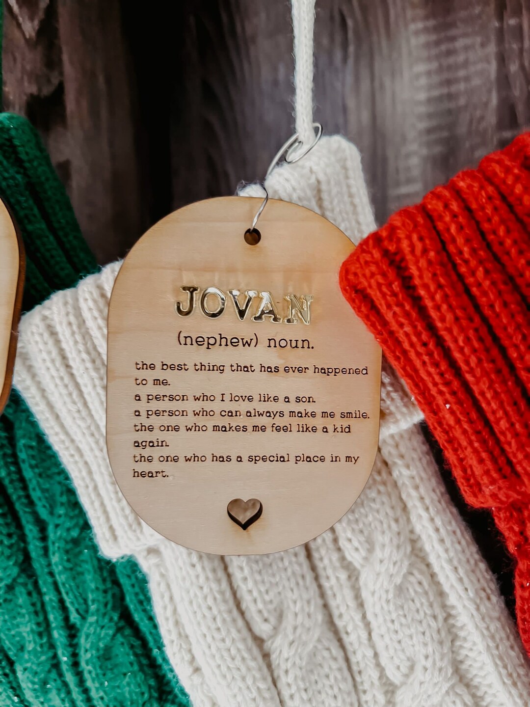 Personalized Christmas Ornaments Definition Ornaments Etsy