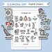 Cleaning Digital Stickers, GoodNotes Stickers, Pre-cropped Digital Planner Stickers, Chores and Cleaning Digital Planner Stickers 