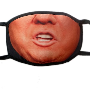 Reusable Washable Funny Face Mask 3d Print Design Manny Etsy