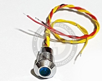 5mm LED Bezel with momentary switch