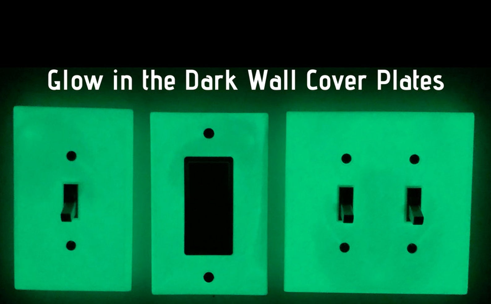 Glow in the dark Light switch cover Etsy