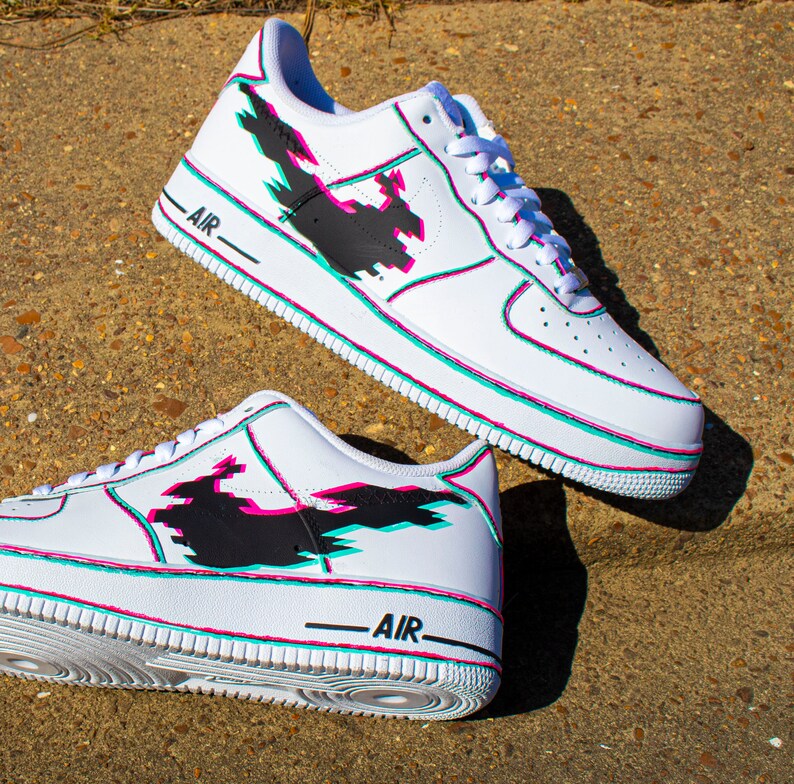 Anime Nike Glitch Custom - Etsy