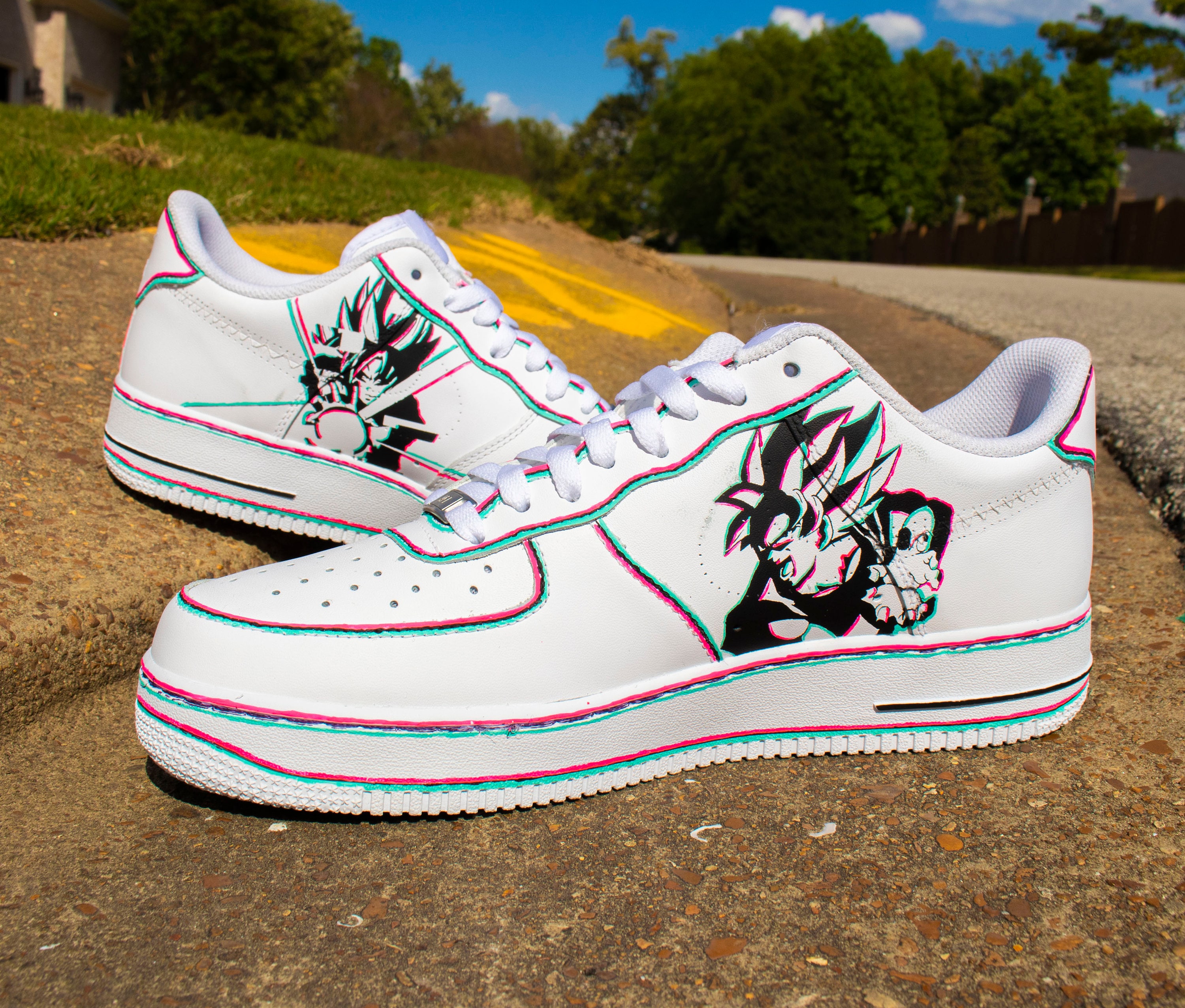 voz Megalópolis amanecer Nike air force 1 customs anime - Etsy España