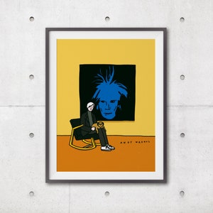 Andy Warhol Printable Art: Self Portrait Poster (Digital Download)
