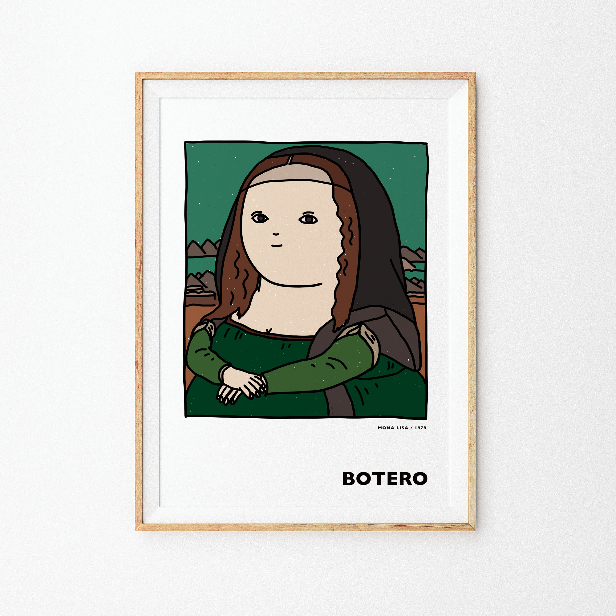 Amazon.com: Fernando Botero Prints Paintings Man Wearing A
