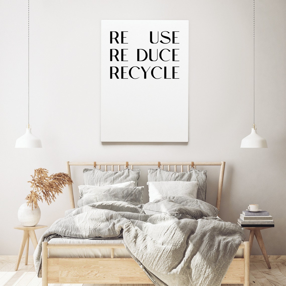 Reuse, Reduce, Recycle Printable Art, Printable Poster, Living Room ...