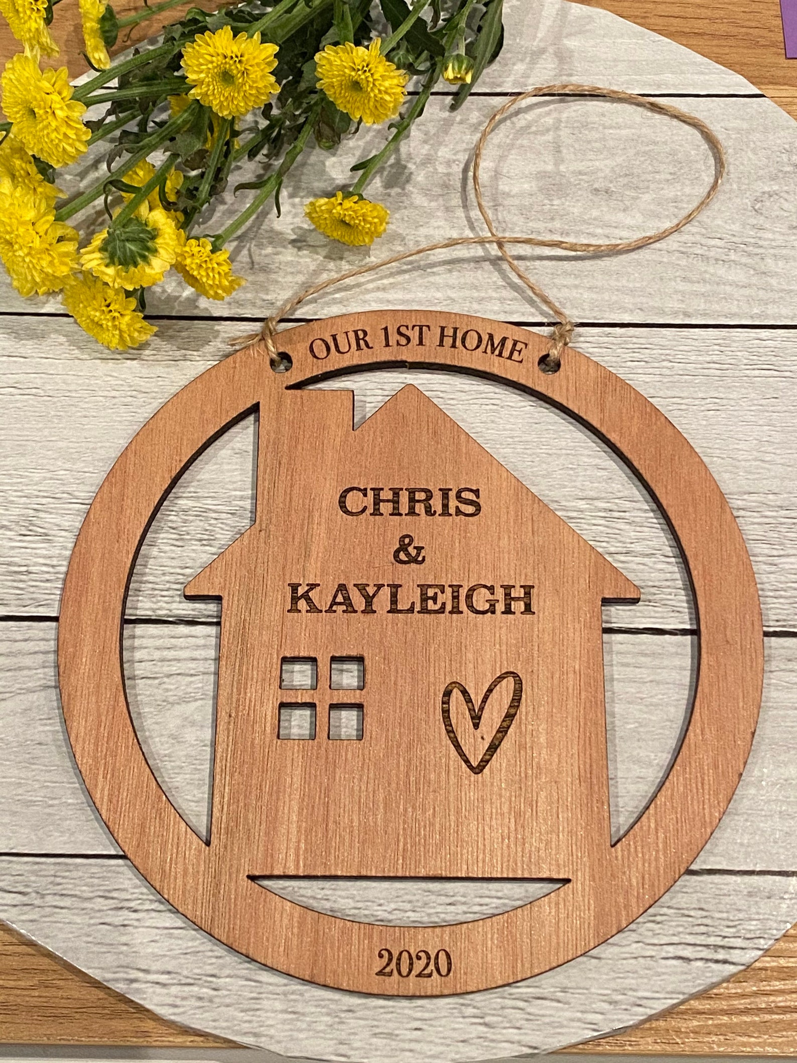 First Home Wall Plaque Housewarming Gift I Couples Gift Etsy