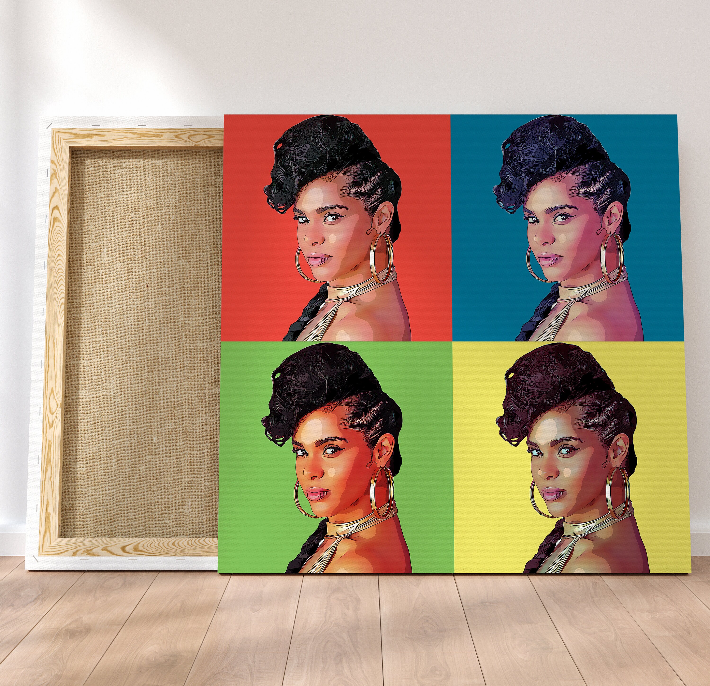 Custom Pop Art Portrait From Your Photo Personal Pop Art Etsy Custom pop art portrait from your photo personal pop art etsy