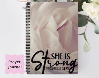 Prayer Journal | Christian journal | She Is Strong | Order Today!