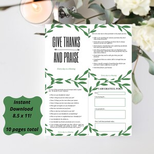 Gratitude Printable | Gratitude Journal | Download and print today!