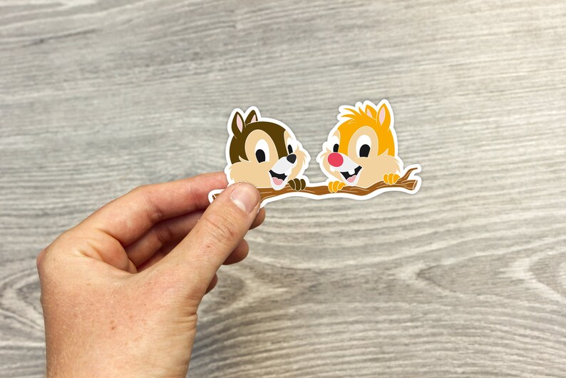 Chip and Dale Sticker | Rescue Rangers Inspired Disney Decal (matte or ...