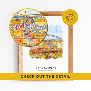 Sand Serpent, Busch Gardens Tampa Theme Park Print A3|A4|A5|A6 - Etsy