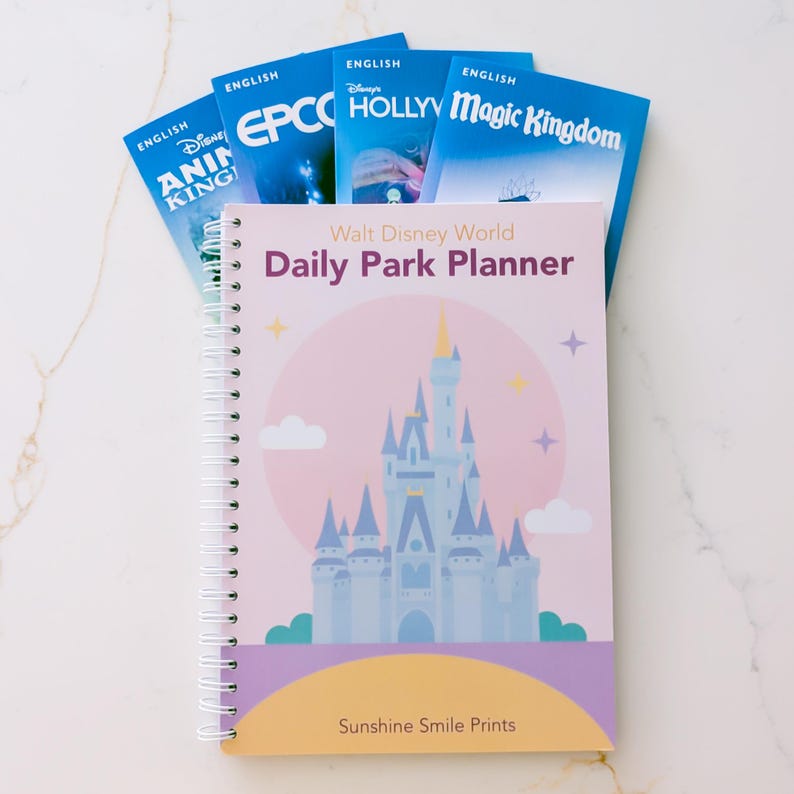 Disney World Planner, 21 Day Travel Planner, Guide Maps Included - Etsy
