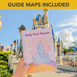 Disney World Planner, 21 Day Travel Planner, Guide Maps Included