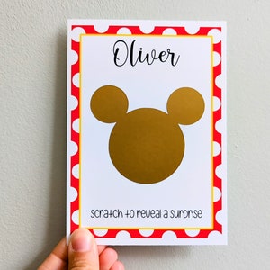à gratter Révéler Surprise | Anniversaire des Fêtes Disney Anniversaire de Noël