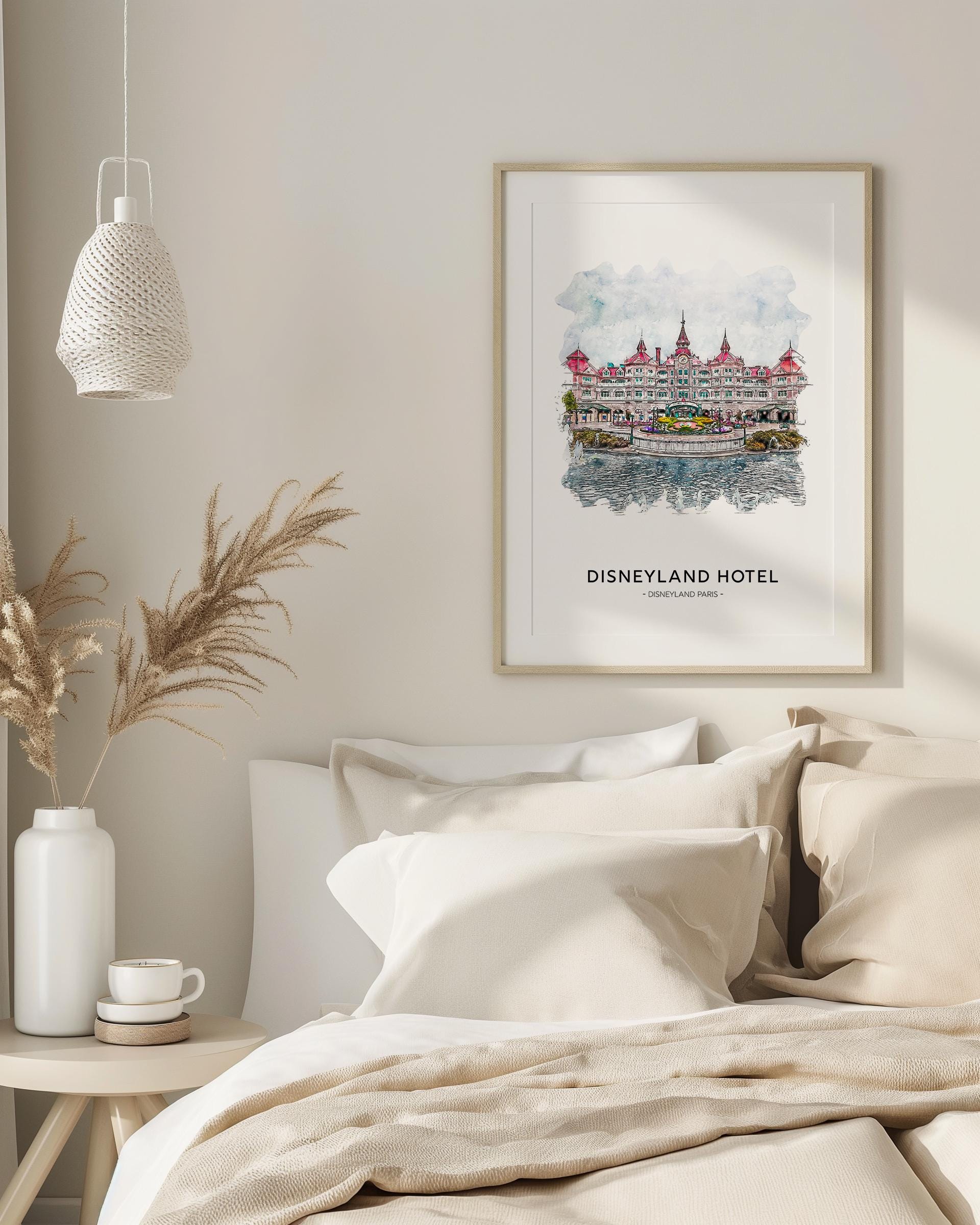 Disneyland Hotel Print, Disneyland Paris - Etsy