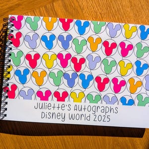 Balloons Disney Parks Autograph Book