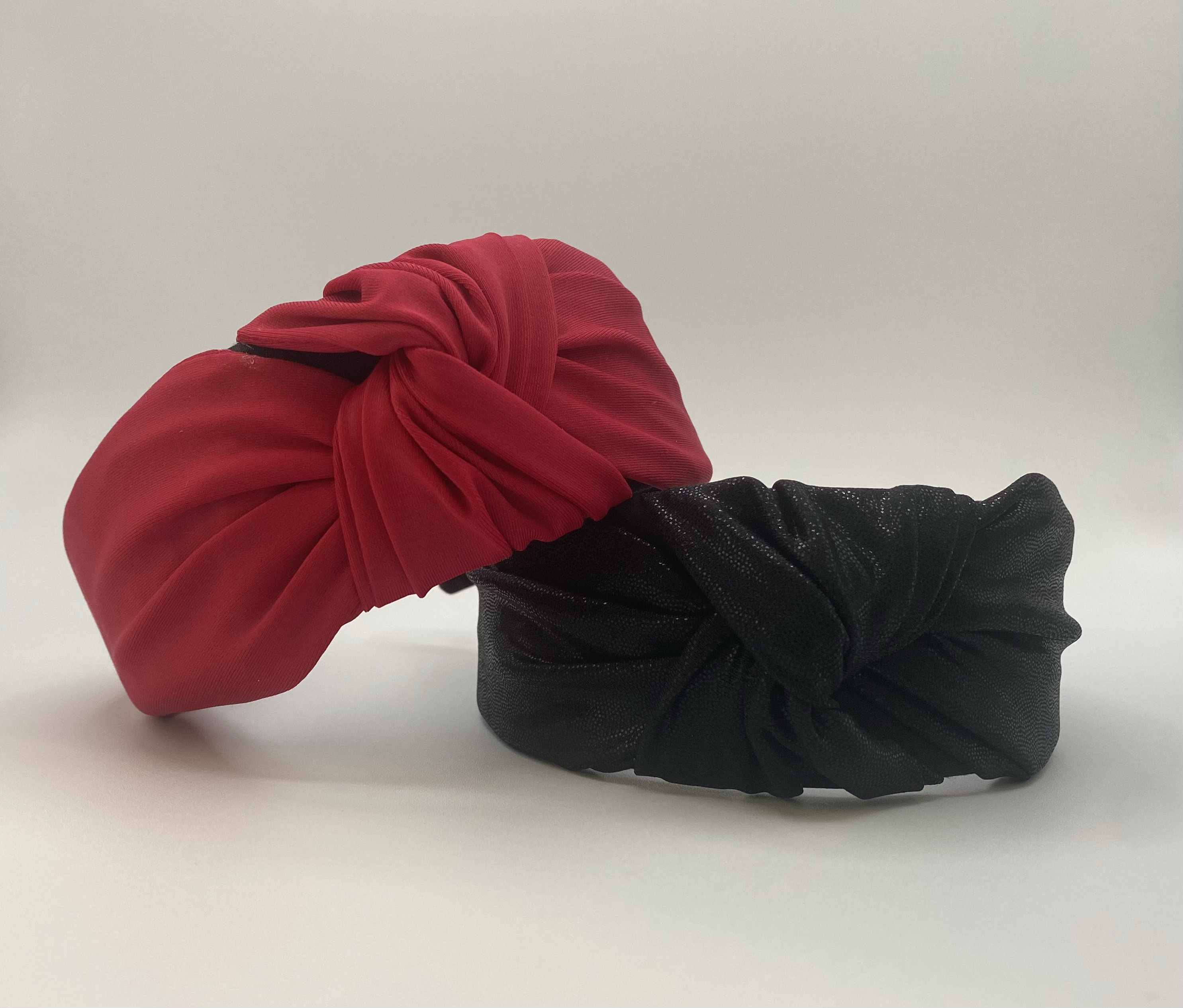 Classic Knotted Headband - Black & Red
LOT OF 5 SARTS Double Layered Bow Knot Headband - Red Black Hair  main image 2