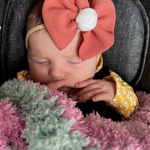 Easter Bunny Bow Tail Headband