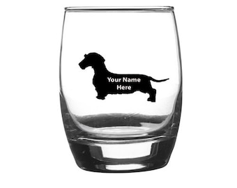 Vaso personalizado para perro salchicha: regalo personalizado para perro salchicha