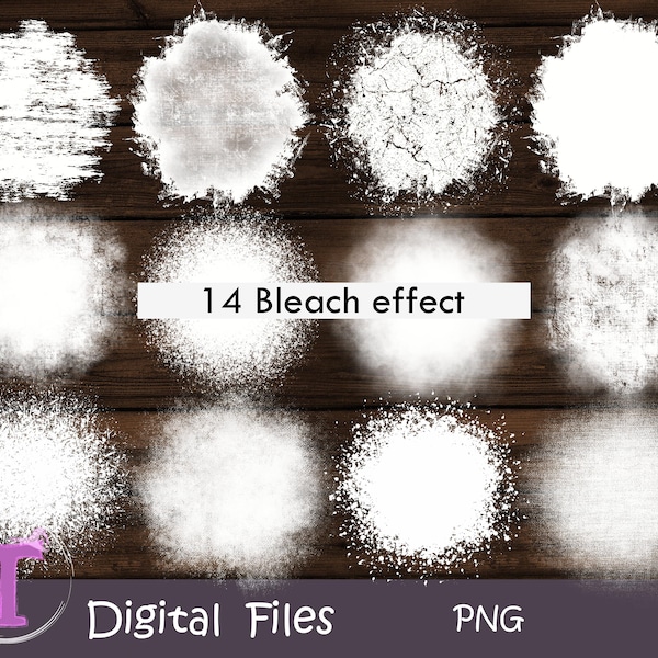 Bleached effect, Tumbler bleach effect, White Bleach effect bundle, Tumbler bleach splash, Bleach sublimation, Png Digital Download