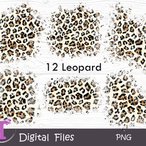 Distressed leopard, Cheetah patches, Leopard background, Leopard print, Cheetah print, Bleached leopard, Leopard splatter, Digital Download
