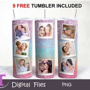 Fotobeker, beker roze glitter, ombre-bekerverpakking, valentijn bekerverpakking, pastelkleurige beker, kleurrijke beker, foto beker toevoegen, foto png PNGEgg