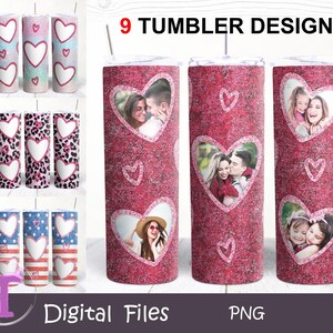 Beker moeder, beker fotocollage, beker glitter hart foto, beker familiefoto, beker voor familiefoto, valentijn beker wrap, luipaard beker download