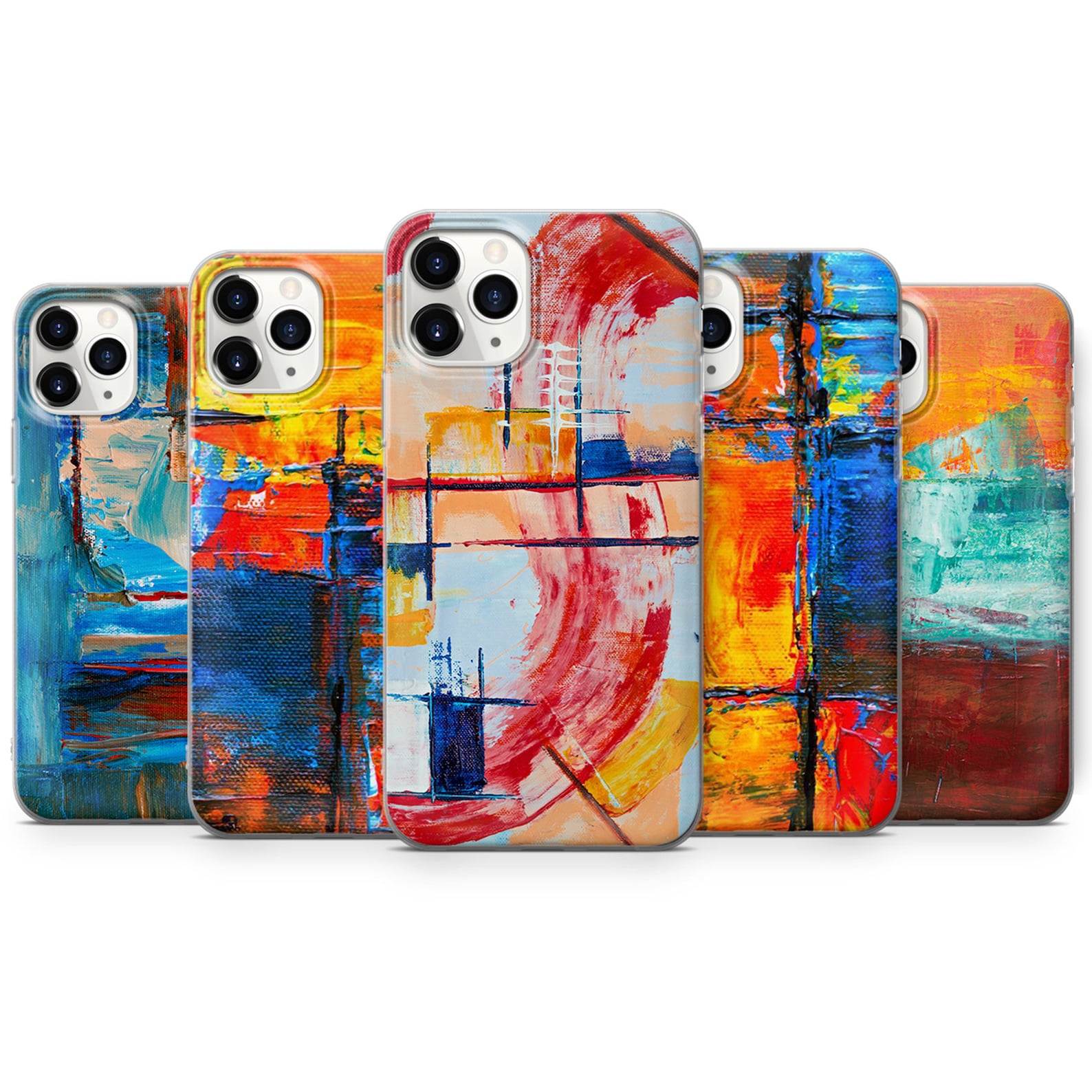 Abstract Modern Art Phone Case Cover for iPhone 7 8 XS XR Etsy