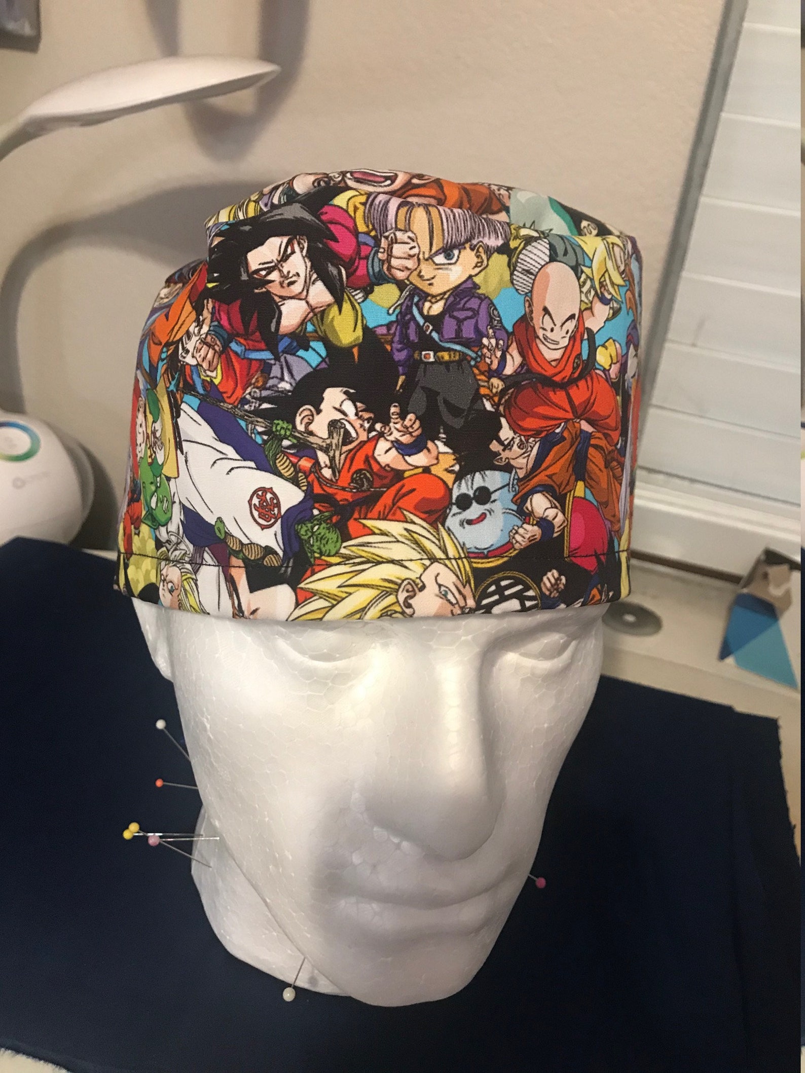 Custom Dragon Z Surgical Scrub Cap Etsy